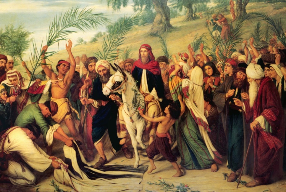Jesus faz a sua entrada triunfal em Jerusalém