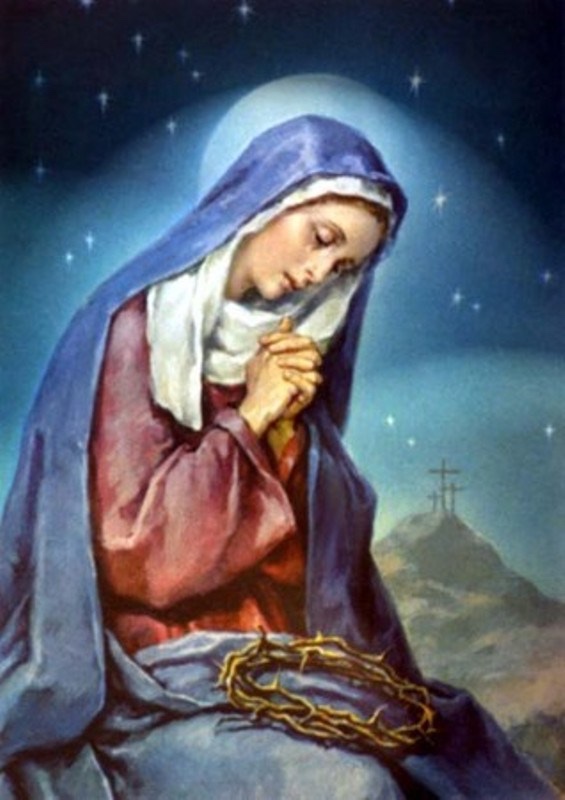 Soledade de Maria Santíssima depois da sepultura de Jesus